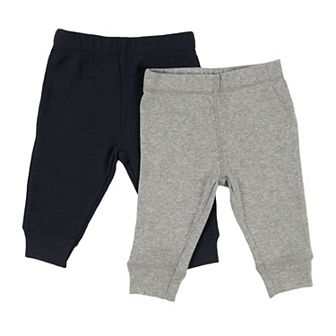Leveret Baby Navy Crawling Pant and Colored Legging