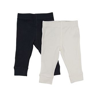 Leveret Baby Navy Crawling Pant and Colored Legging