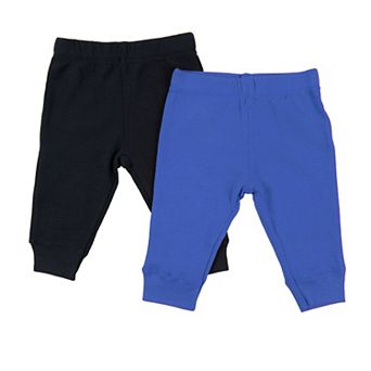 Leveret Baby Navy Crawling Pant and Colored Legging