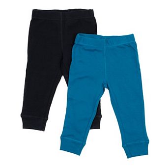 Leveret Baby Navy Crawling Pant and Colored Legging