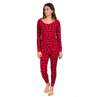 Leveret Womens Two Piece Cotton Pajamas Moose