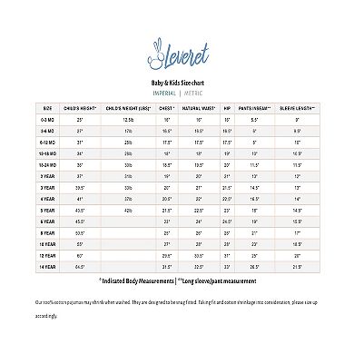 Leveret Kids Two Piece Cotton Short Pajamas Classic Solid Color