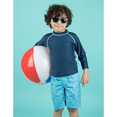 Leveret Kids Long Sleeve Rash Guard