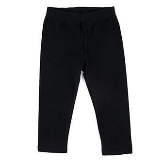 Leveret Girls Legging Neutral Solid Color