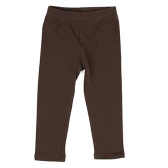 Leveret Girls Legging Neutral Solid Color