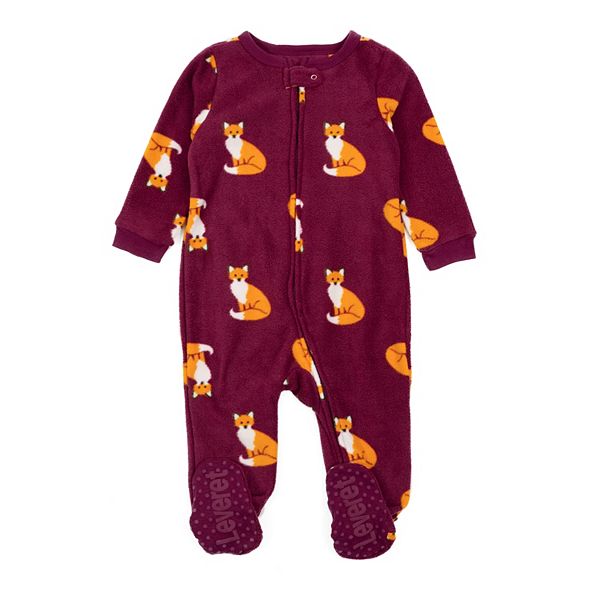 Leveret Kids Footed Fleece Pajama Fox