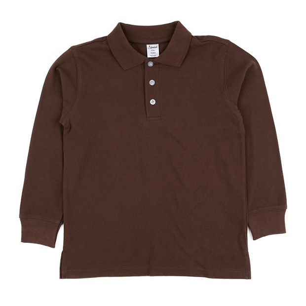 Long sleeve polo clearance kohls