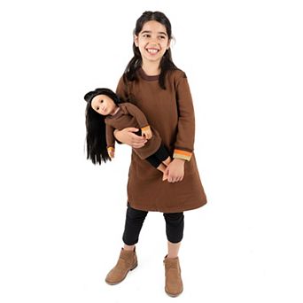Leveret Big Girls And Doll Sweat Dress