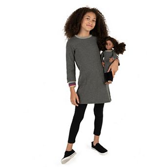 Leveret Big Girls And Doll Sweat Dress
