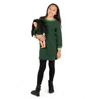 Leveret Big Girls And Doll Sweat Dress