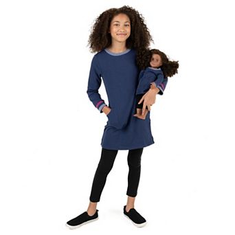 Leveret Big Girls And Doll Sweat Dress