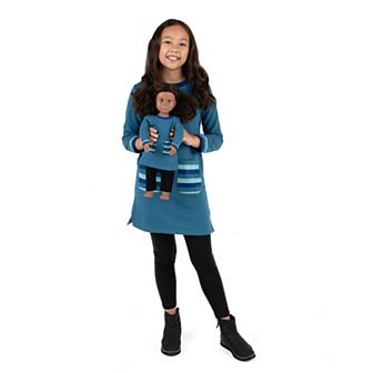 Leveret Big Girls And Doll Sweat Dress