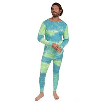 Leveret Mens Two Piece Cotton Pajamas Tie Dye