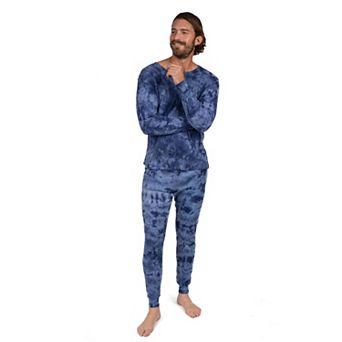 Leveret Mens Two Piece Cotton Pajamas Tie Dye