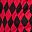 Argyle Black Red