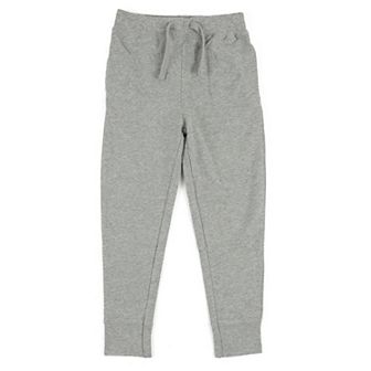 Leveret Kids Drawstring Pants Neutral Solid Color