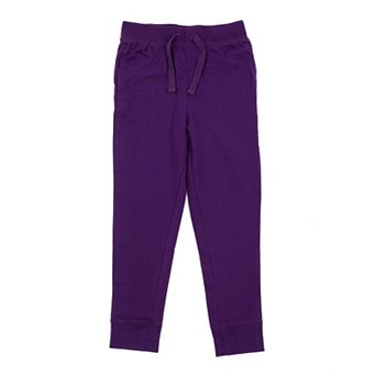 Leveret Kids Drawstring Pants Boho Solid Color