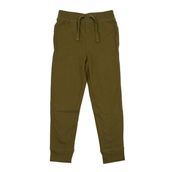 Leveret Kids Drawstring Pants Boho Solid Color