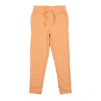 Leveret Kids Drawstring Pants Boho Solid Color