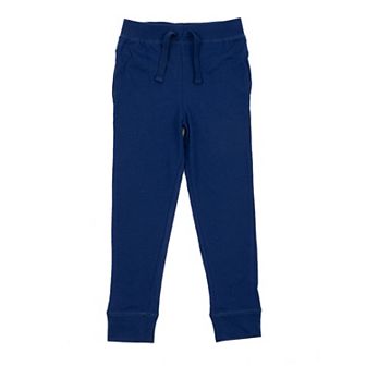 Leveret Kids Drawstring Pants Boho Solid Color