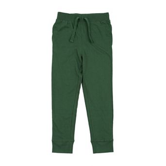 Leveret Kids Drawstring Pants Boho Solid Color