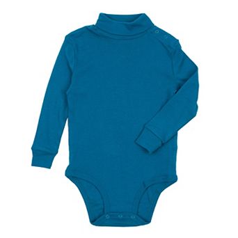 Leveret Baby Turtleneck Bodysuit Boho Solid Color
