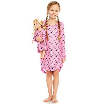 Leveret Girls and Doll Nightgown Horse