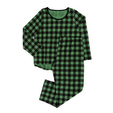 Leveret Womens Two Piece Cotton Pajamas Plaid
