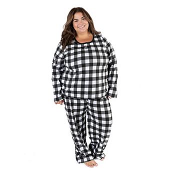 Leveret Womens Two Piece Cotton Pajamas Plaid
