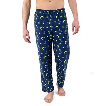 Leveret Mens Fleece Pants Moon