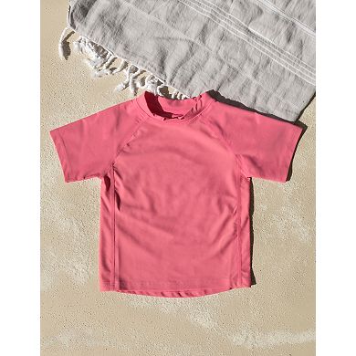 Leveret Kids Short Sleeve Rash Guard