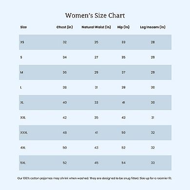 Leveret Womens Pajamas Cotton Top Flannel Pants Plaid