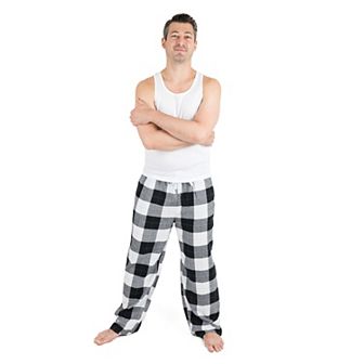 Leveret Mens Flannel Pants Plaid