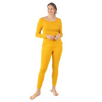 Leveret Womens Two Piece Cotton Pajamas Boho Solid Color
