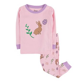 Leveret Kids Two Piece Cotton Pajamas Bunny Egg