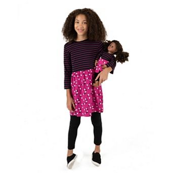 Leveret Girls and Doll Skirt Dress Flower