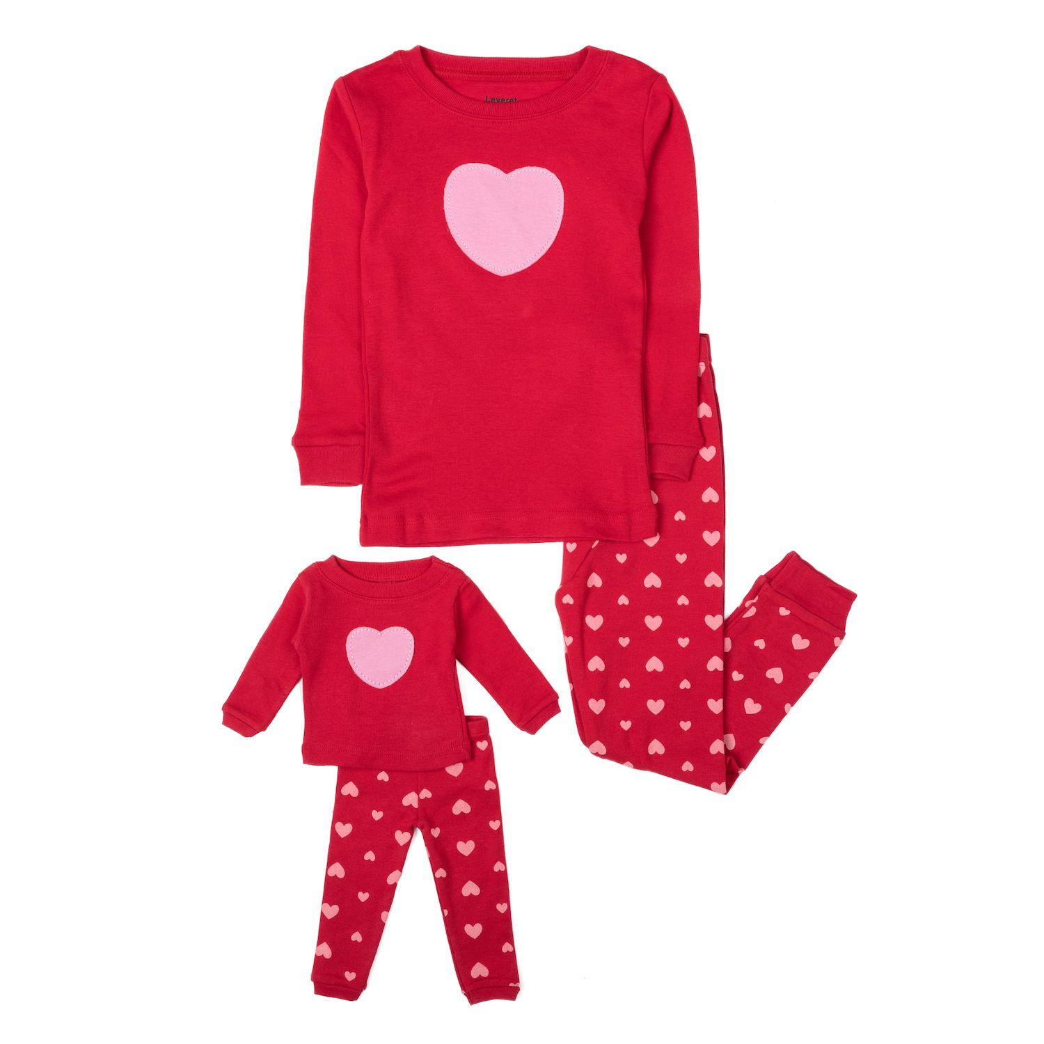 Leveret Girl and Doll Cotton Pajamas Giraffe 14 Year 