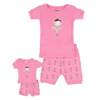 Leveret Girls and Doll Short Pajamas Ballerina