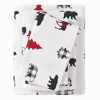 Madelinen Turkish Cotton Printed Flannel Premium Sheet Set