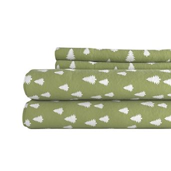 Madelinen Turkish Cotton Printed Flannel Premium Sheet Set