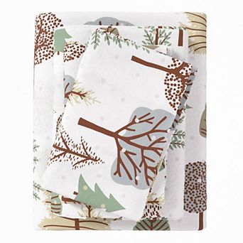 Madelinen Turkish Cotton Printed Flannel Premium Sheet Set
