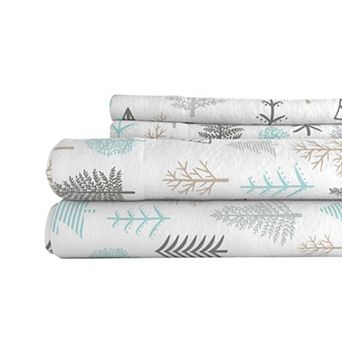 Madelinen Turkish Cotton Printed Flannel Premium Sheet Set