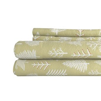 Madelinen Turkish Cotton Printed Flannel Premium Sheet Set