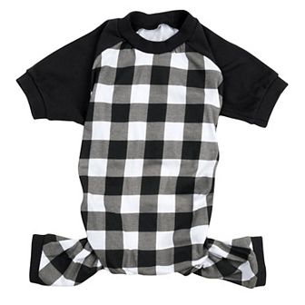 Leveret Dog Cotton Pajama Plaid