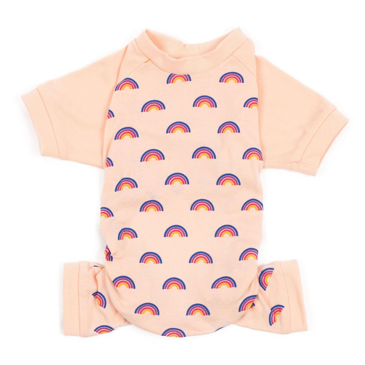 kohls.com | Leveret Dog Cotton Pajama Rainbow Peach L