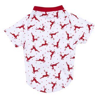 Leveret Big Dog Cotton Pajama Reindeer