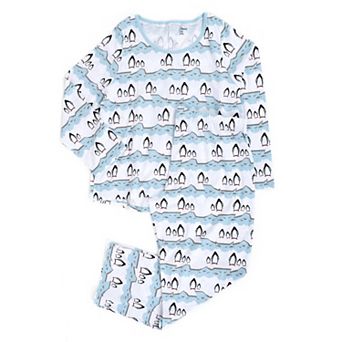Leveret Womens Two Piece Cotton Pajamas Penguin