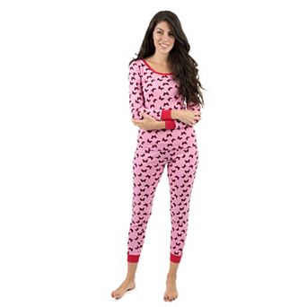 Leveret Womens Two Piece Cotton Pajamas Butterfly