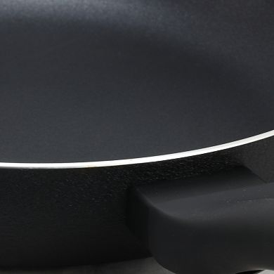 Oster Cocina Ashford 12 inch Aluminum Frying Pan in Black
