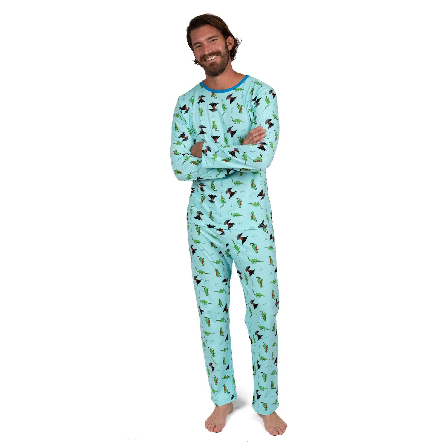 Las Vegas Raiders FOCO Wordmark Ugly Pajama Set - Silver